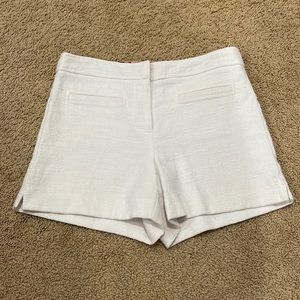 Trina Turk white linen shorts size 4